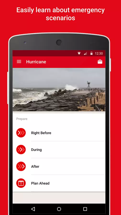 red cross hurricane app