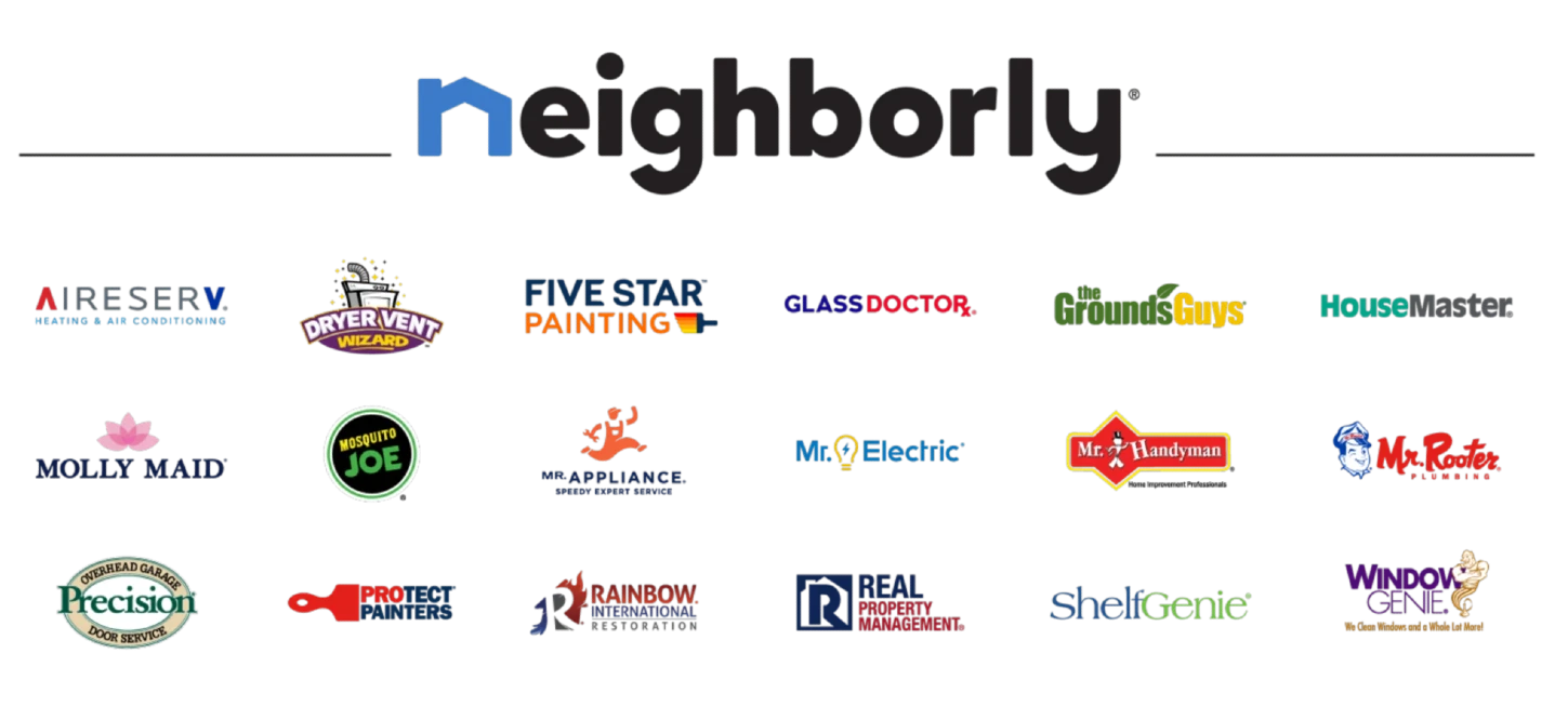 Neighborly brand logos.